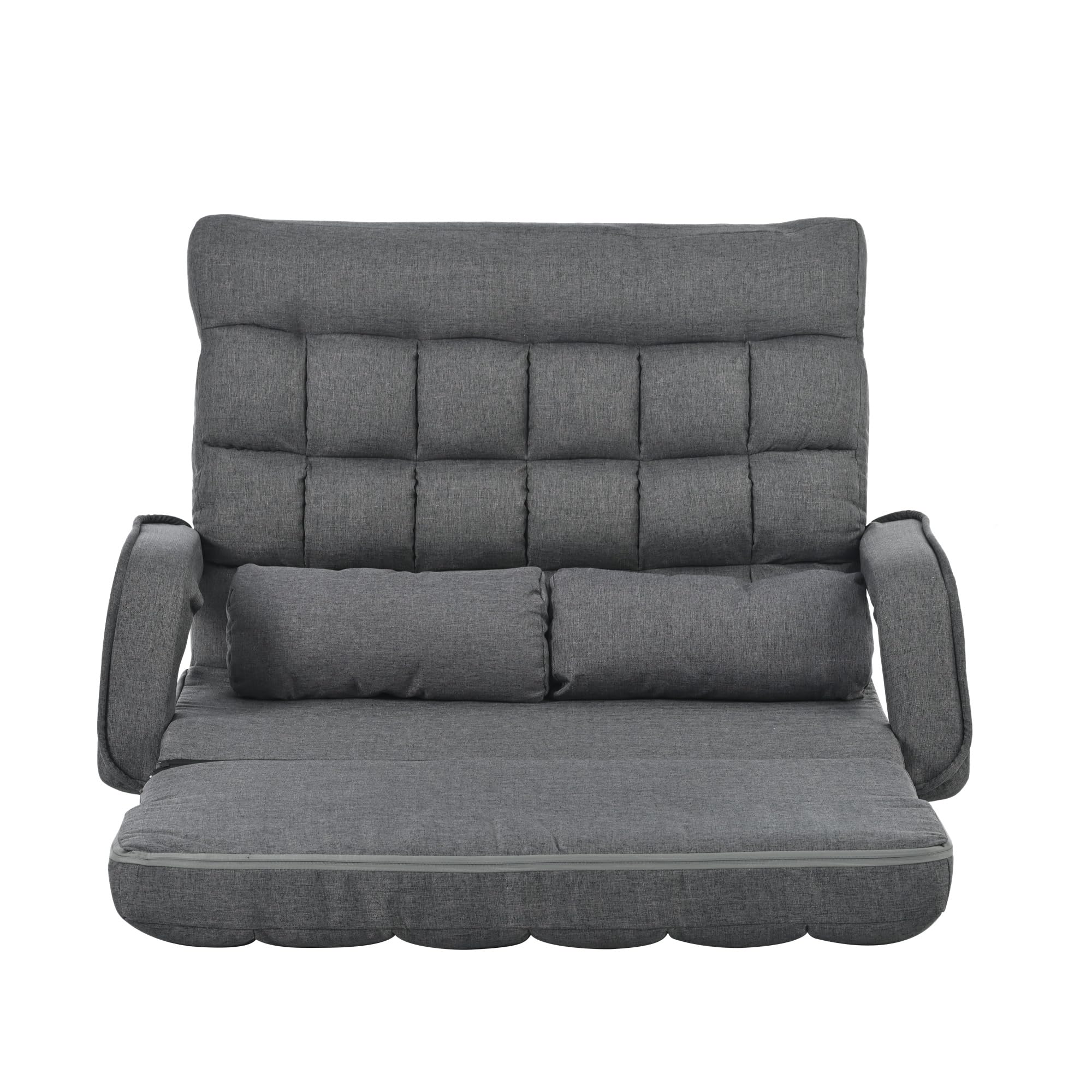 Amazon｜LAONID 座椅子 二人掛け 4WAY 連動肘つき リクライニング